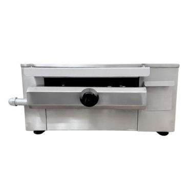 Imagem de Chapa Lanche 1 Queimador 50cm A Gás Baixa Pressão - Casinha Industrial