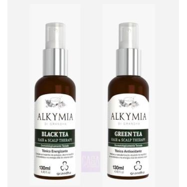 Imagem de Grandha Alkymia Kit Tônico Green Tea E Black Tea