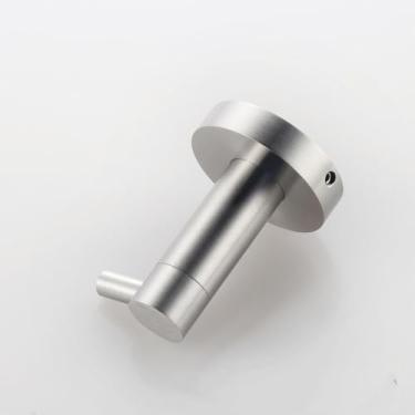 Imagem de Kit de banheiro em níquel escovado - Toalheiro de aço inoxidável - Suporte para papel higiênico - Conjunto, gancho para roupas