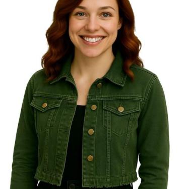 Imagem de Jaqueta Colorida - NoBrand, M (38/40), Verde militar