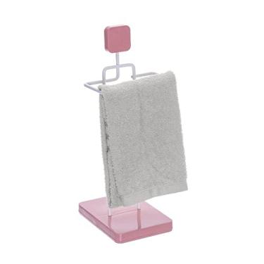 Imagem de Toalheiro de rosto Branco com Coral