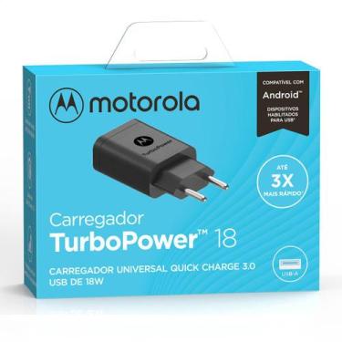 Imagem de Carregador De Parede Motorola Turbo Power 18w - Sem Cabo Usb