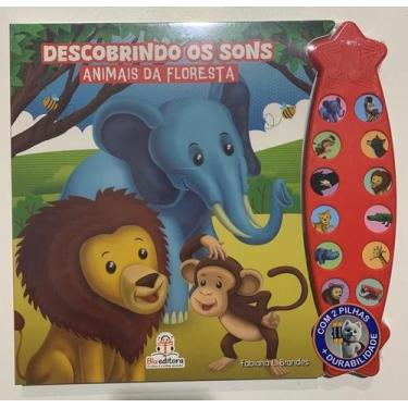 Imagem de Livro Descobrindo Os Sons - Animais Da Floresta - Blu - Blu Editora