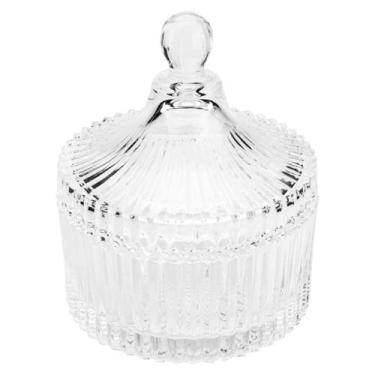 Imagem de Bomboniere com Tampa Carousel 10,3X10,4/13,3cm - Lyor