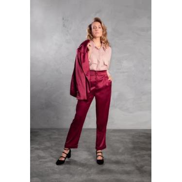 Imagem de Blazer Zaya - Vinho - Amey, PP