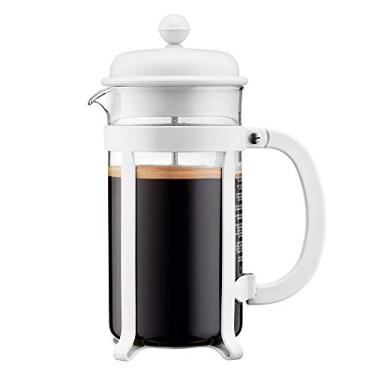 Imagem de Bodum Cafeteira de prensa francesa Java FBA_1908-913, 8 xícaras, 1 l, 100 ml, branca