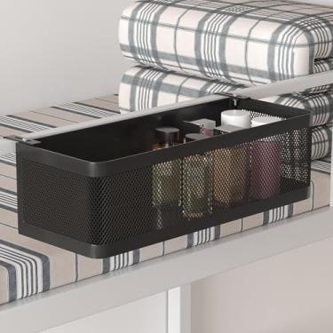 Imagem de Prateleira de cabeceira para beliche, paredes de cubículo de escritório, trilhos de berço, trilhos de cama de dormitório e varanda acessórios para beliche, prateleira de cama para celular, fone de