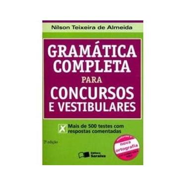 Imagem de Livro - Gramática Completa para Concursos e Vestibulares: Nova Ortografia e de Acordo com o Volp