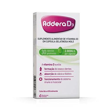 Imagem de Addera D3 (Vitamina D3 2.000UI) c/ 30 Cápsulas