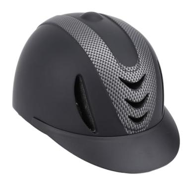 Imagem de ZAWELIYO Capacente Equestre das Crianças Chapéu de Cavalgada Ajustável para Crianças Com Choque Removível de Choque Respirável Absorvendo Material (M)