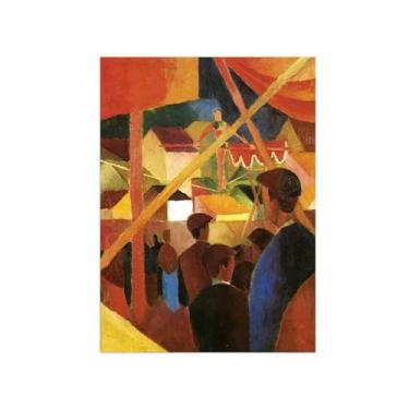 Imagem de Pinturas Famosas em Tela-Quadros Decorativos-Walk-Pôster e Impressões para Sala de Estar e Casa 50x70cm20x27in Sem Moldura