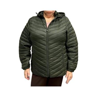 Imagem de Jaqueta Plus Size City Lady Com Capuz Feminina-Feminino