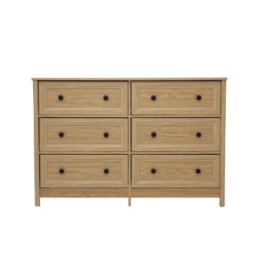 Imagem de Cômoda 6 Gavetas Ditália DM-217 Carvalho
