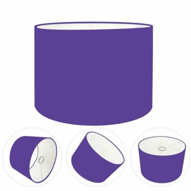 Imagem de Cúpula Abajur Cilíndrica Cp-8018 Ø40x25cm Roxo