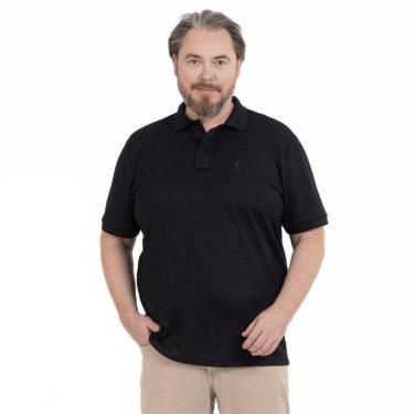 Imagem de Camisa Polo Plus Size Masculina Tricot Algodão