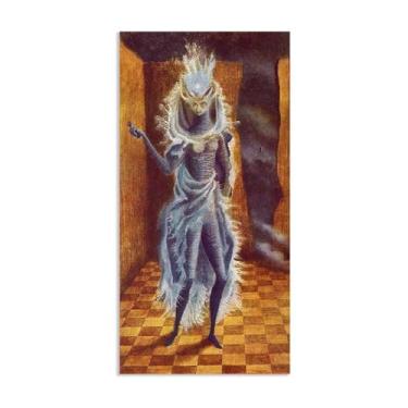 Imagem de Remedios Varo Impressões de arte em tela O pôster do Minotauro pinturas famosas arte de parede arte de surrealismo para sala de estar Decoração de escritório em casa 80 x 40 cm (81.3x40.6 cm