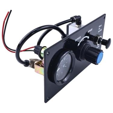 Imagem de JZGRDN Válvula de montagem de controle de eixo de elevação 6451050 com válvula de ar push-pull, eixo de elevação e inferior de ação única, pré-encanada e montada, tubulação de encaixe/DOT e placa de