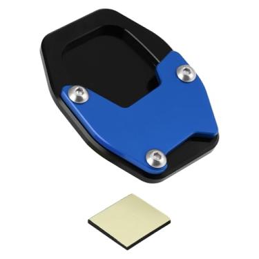 Imagem de SING F LTD Apoio para os pés modificado para motocicleta com almofada antiderrapante de liga de alumínio compatível com Honda X-ADV 750 NC750X/DCT Forza 750/NS7750, azul