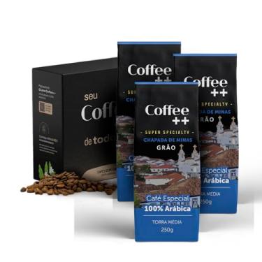 Imagem de Coffee Mais │Café Super Especial em Grãos │ Ricardo Tavares - Chapada de Minas │100% Arábica │Torra Média │Pack 3 unidades de 250g