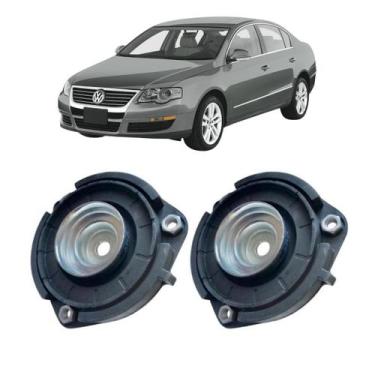 Imagem de Par Coxim Batente Amortecedor Dianteiro Vw Passat 2006/... - Solupe Pa
