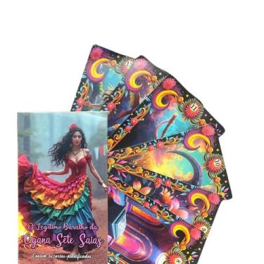 Imagem de O Legitimo Baralho Da Cigana Sete Saias 36 Cartas Manual - Meta Atacad