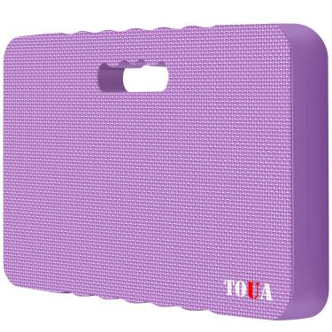 Imagem de Almofada de Joelho Grossa Extra Grande Espuma Almofada de Ajoelhamento Confortável para Trabalho Jardinagem Yoga Exercício Jardim Joelheira Roxo