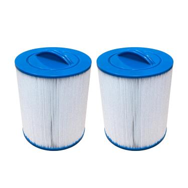 Imagem de Malaka Filtro de spa compatível com AKU0135 AKU1609 PWL35P3 PWL35P3-M 1-1/2'' SAE Thread/Grosso φ15x7 '' Cartucho de filtro de banheira de hidromassagem (não MPT/rosca fina), 35 m², pacote com 2