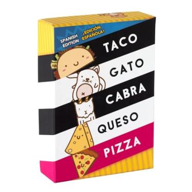 Imagem de Taco Cat Goat Cheese Pizza - Spanish Edition! ¡Taco Gato Cabra Queso Pizza - Edición Española! Ages 8+, 10-15min Play time, 2-8 Players