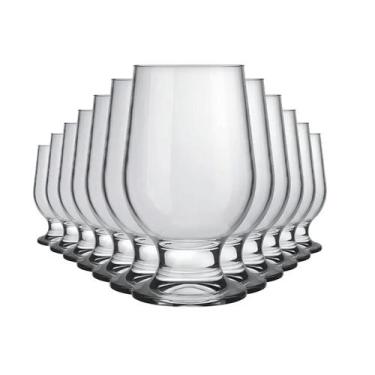 Imagem de kit 12 Taça Cerveja Vidro Incolor Paulista 300ml Nadir - Nadir Figueir