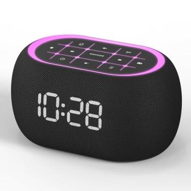 Imagem de Rádio Despertador ANJANK com alto-falante Bluetooth Rádio FM