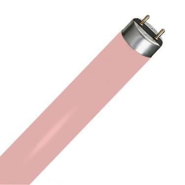 Imagem de Lâmpada Tubular Fluorescente T8 G13 15W Rosa 45Cm - NARDS, 110V/220V