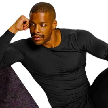 Imagem de Camiseta Camisa Segunda Pele MASCULINA FLANELADA Inverno Montanhista C