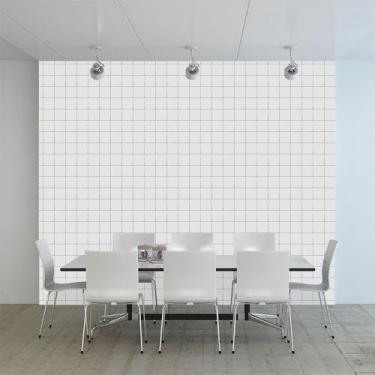 Imagem de Papel de Parede Adesivo -  Revestimento Branco - 009ppz - Allodi