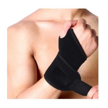 Imagem de Munhequeira De Pulso Ajustável Neoprene Bilateral Tam. Único - Mbfit