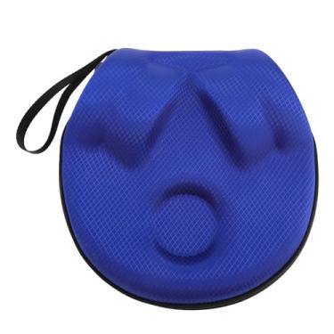 Imagem de Fone de ouvido que transporta case de jogos sem fio bluetooth fone de ouvido protetora à prova d'água resistente a queda e eva saco de armazenamento portátil para viagens azul