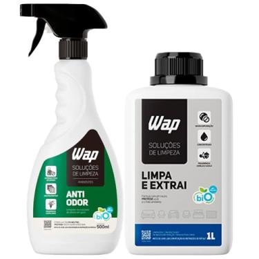 Imagem de Kit Limpa Extrai Detergente Concentrado Anti Odor Carpete Sofá Estofados Ph Neutro Pet Friendly - Wap