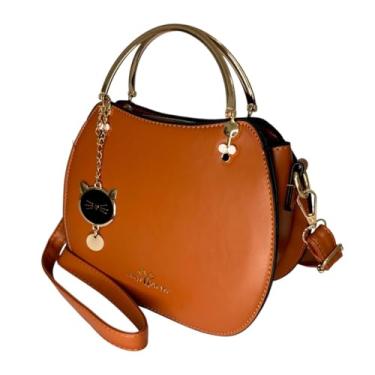 Imagem de Bolsa Feminina my EK Delicada - Linha Cute Cat (marrom)