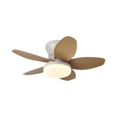 Imagem de Ventilador De Teto Moderno De 25 Polegadas Com Luz, Lâmina De ABS, LED