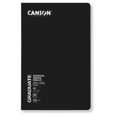 Imagem de  Caderno de Desenho Canson Graduate Esboço, A5 140 G 20 Folhas