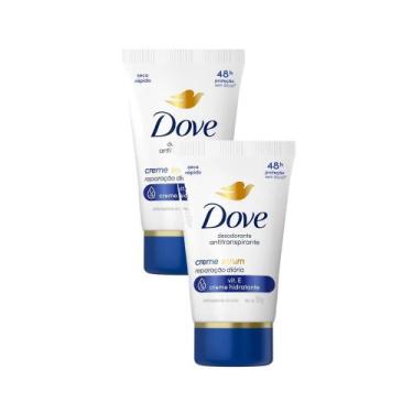 Imagem de Kit 2 Desodorante Dove Antitranspirante Creme Sérum Reparação Diária 5