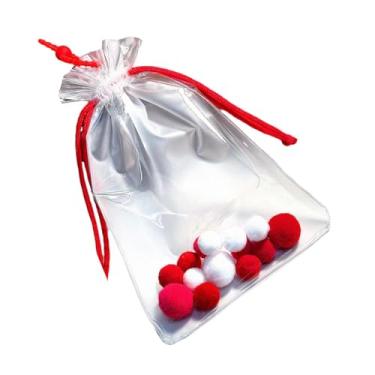 Imagem de harayaa Bolsa de armazenamento de mini bonecas à prova de poeira, bolsa de exibição de figuras para colecionáveis, bonecas de pelúcia, Vermelho Xl