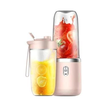Imagem de Extrator De Suco Portátil Recarregável 2PCS Misturador Multifuncional 