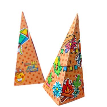 Imagem de 10 Caixinhas Decoração Festa Junina Festa São João - Cone