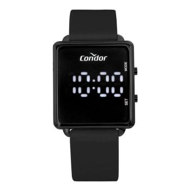 Imagem de Relógio Digital Condor Unissex Elegant Preto Comd1202Ais/5P