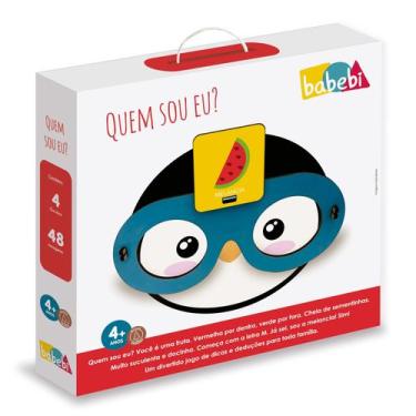 Imagem de Quem Sou Eu Babebi Jogo Educativo De Adivinhação Em Madeira