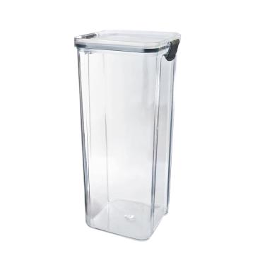 Imagem de Pote Hermético De Plástico Com Tampa Trava 1800Ml 10X25cm