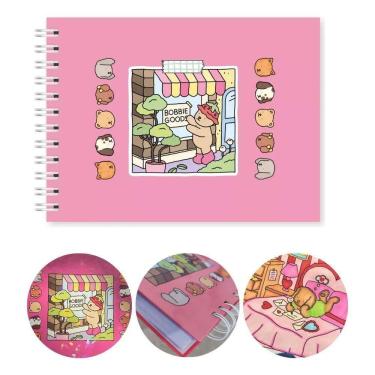 Imagem de 3X Caderno De Colorir Bobbie Goods 100 Folhas Desenho Capa D