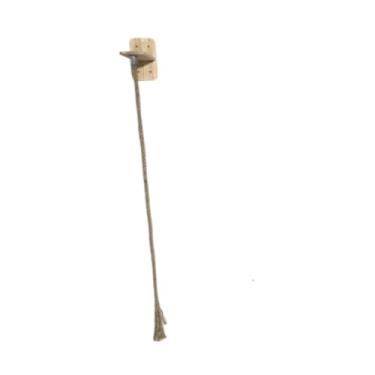 Imagem de Generic Torre para gatos com corda de escalada, montada na parede para quarto com poste para arranhar e prateleiras para gatinhos para arranhar, 130cm