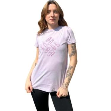 Imagem de Camiseta Columbia Feminina Outlined Kayaks, M, Lilás