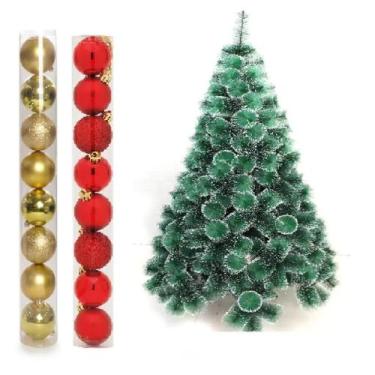 Imagem de Arvore De Natal Pinheiro Nevada 1,2 Metros 90 Galhosenfeites - lojas v